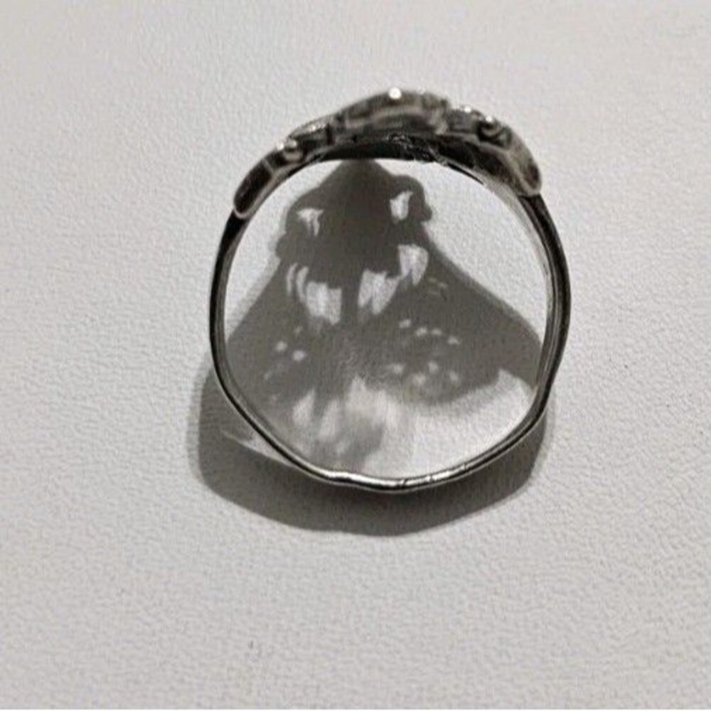 Sterling Silver 925 Cross Ring Size 7 - Picture 5 of 10